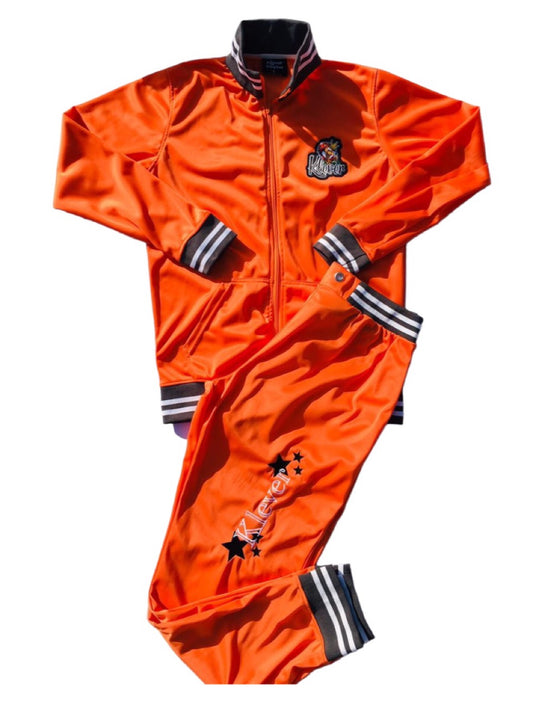 Orange “Rich Vibez” Tracksuit