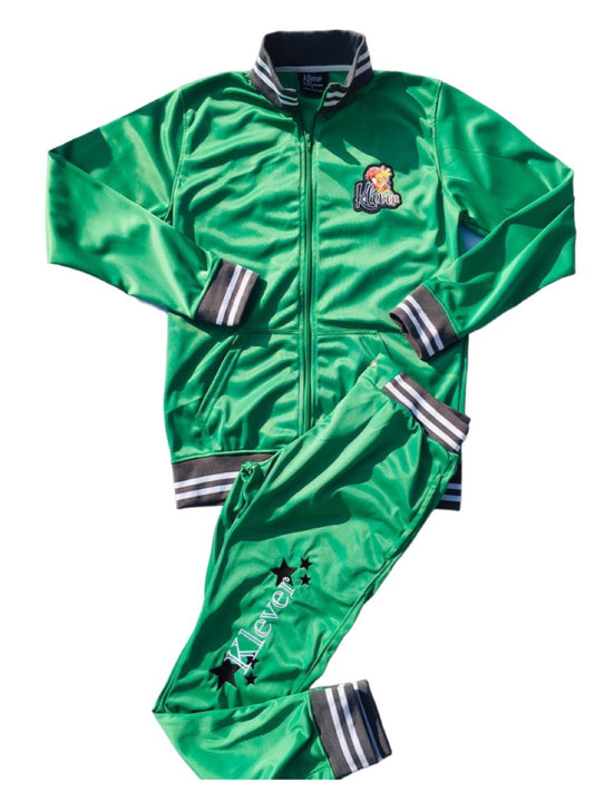 Green “Rich Vibez” Tracksuit